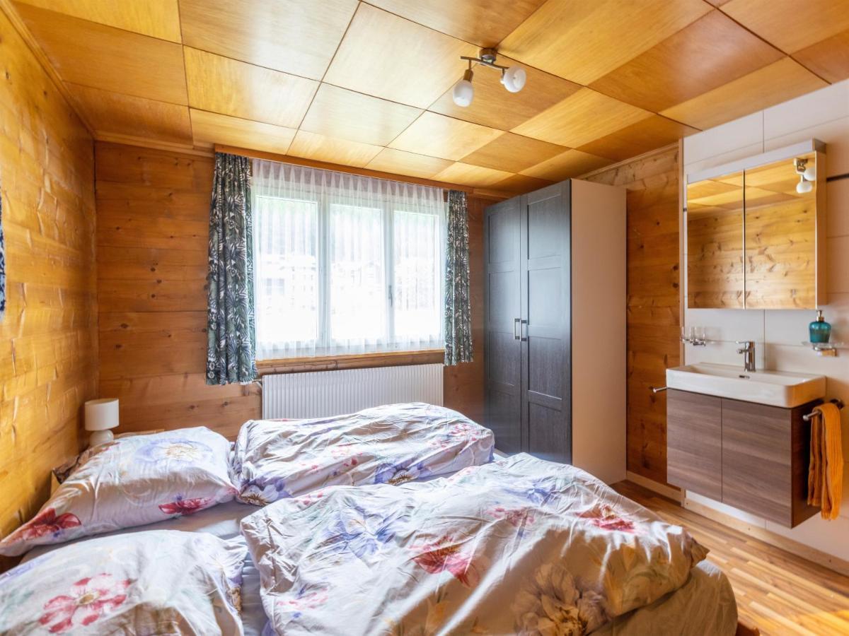 Vila Haus Weideli, Dammstrasse 7 Saas-Grund Exteriér fotografie