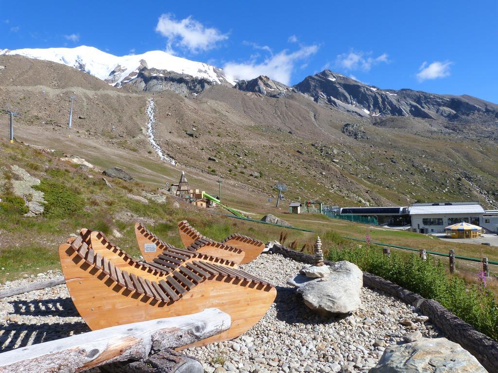Vila Haus Weideli, Dammstrasse 7 Saas-Grund Exteriér fotografie
