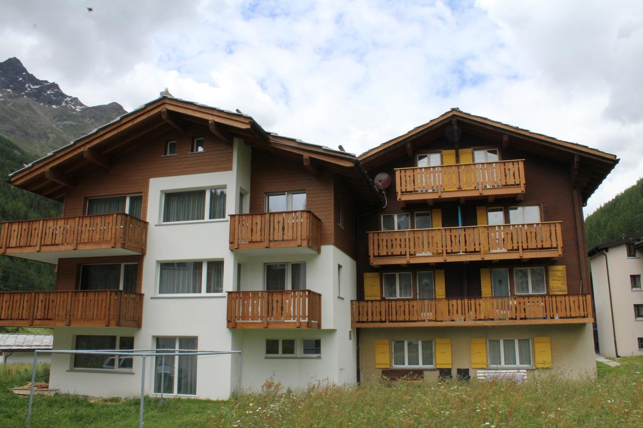 Vila Haus Weideli, Dammstrasse 7 Saas-Grund Exteriér fotografie