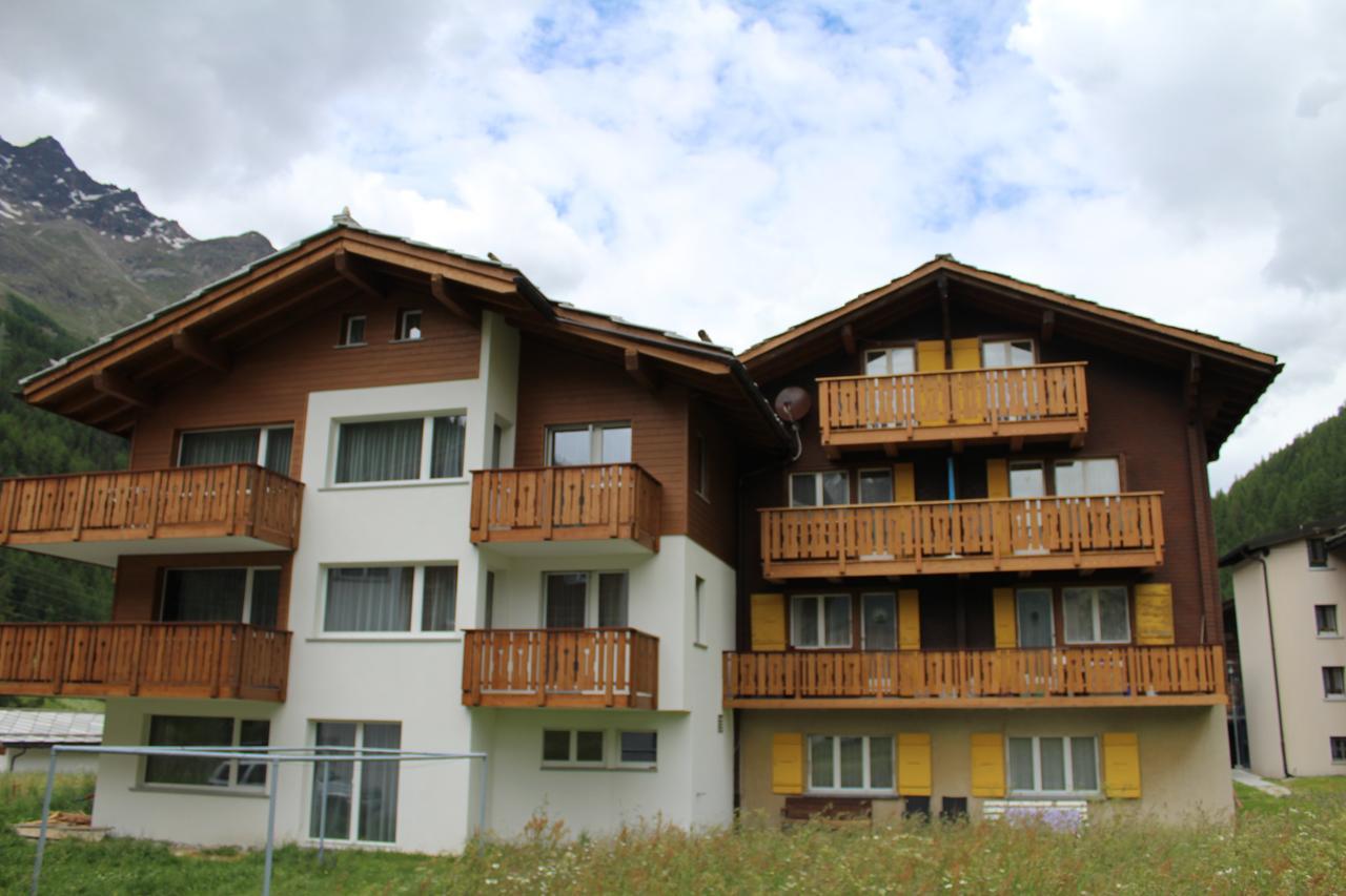 Vila Haus Weideli, Dammstrasse 7 Saas-Grund Exteriér fotografie