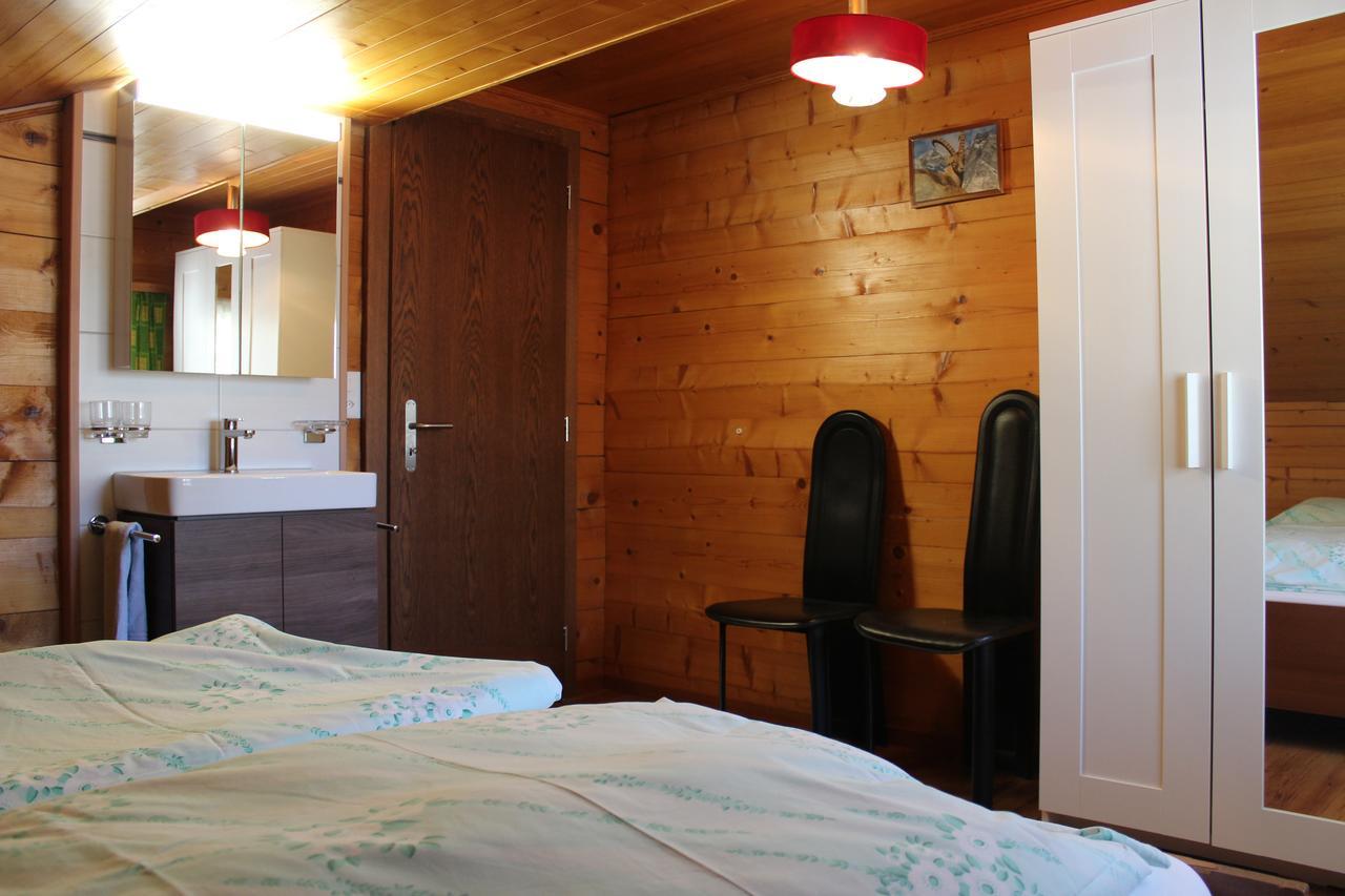 Vila Haus Weideli, Dammstrasse 7 Saas-Grund Exteriér fotografie
