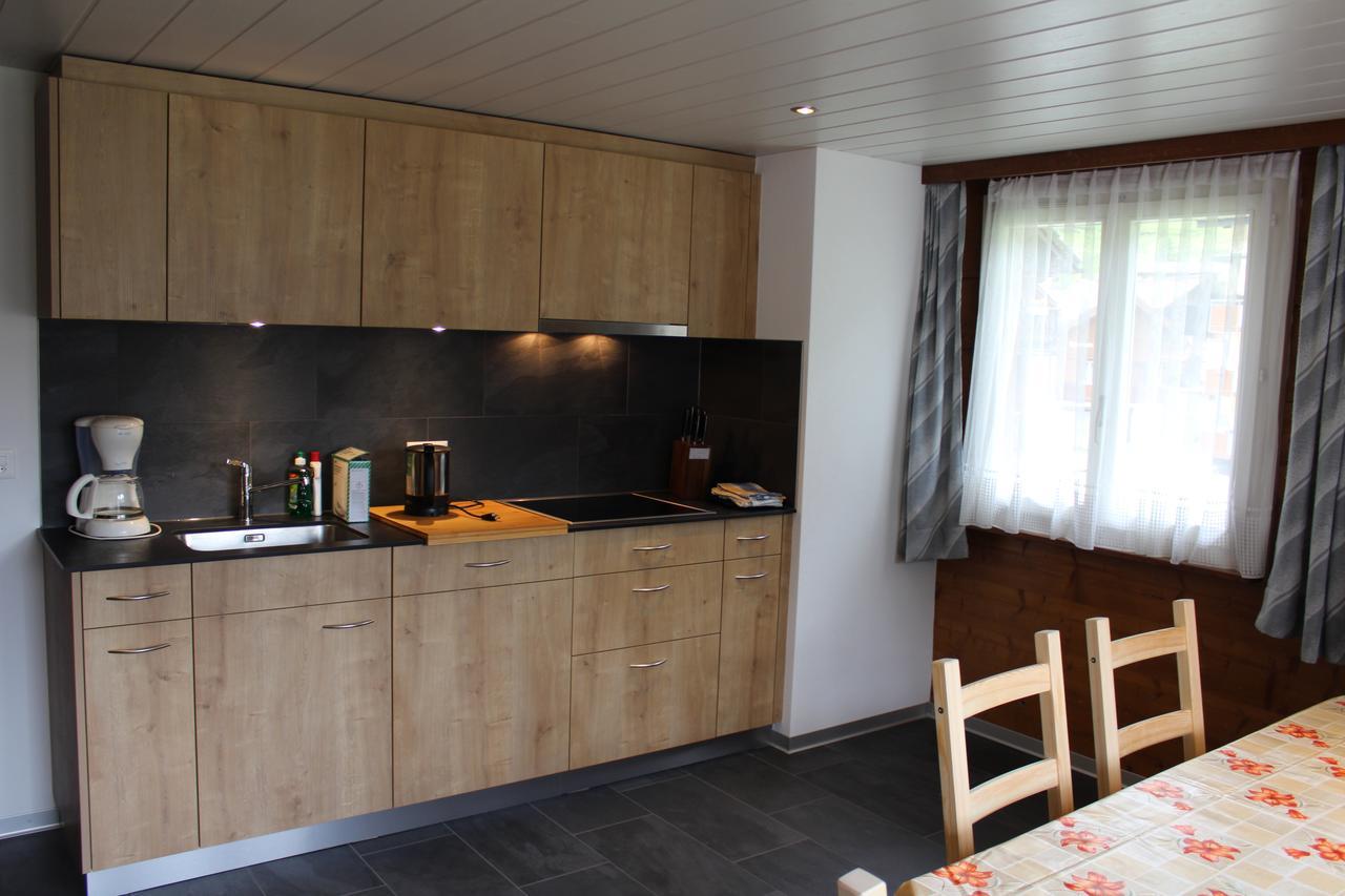 Vila Haus Weideli, Dammstrasse 7 Saas-Grund Exteriér fotografie