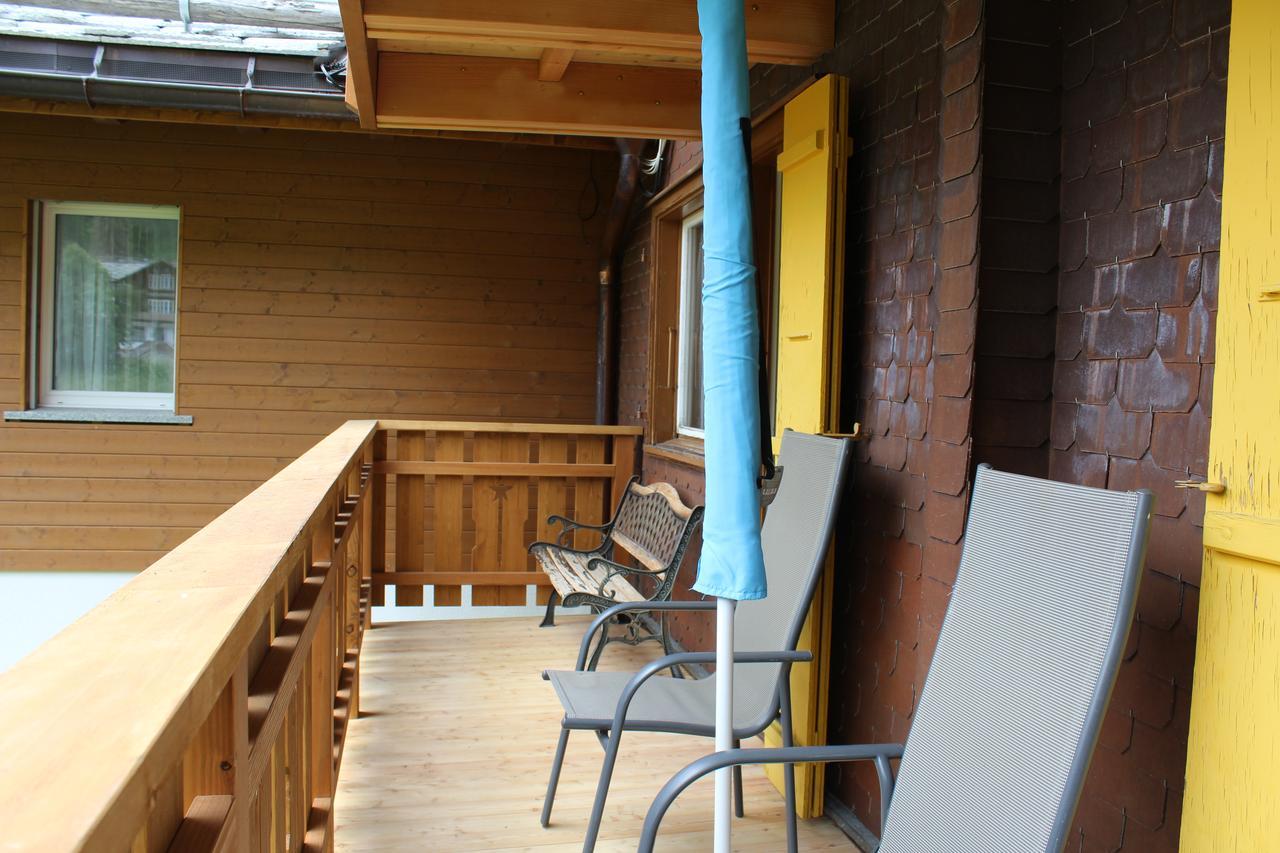 Vila Haus Weideli, Dammstrasse 7 Saas-Grund Exteriér fotografie