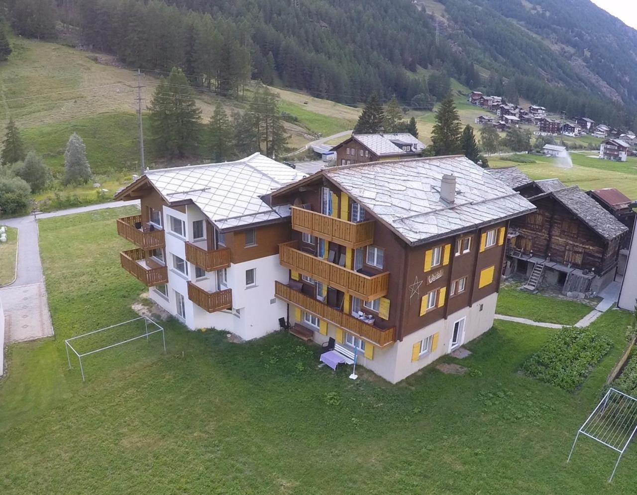 Vila Haus Weideli, Dammstrasse 7 Saas-Grund Exteriér fotografie